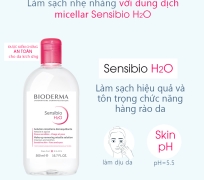 NƯỚC TẨY TRANG BIODERMA ( HỒNG )