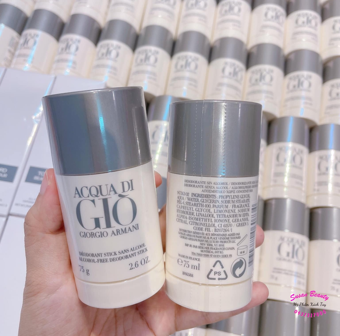 LĂN KHỬ MÙI GIORGIO 75G UNBOX
