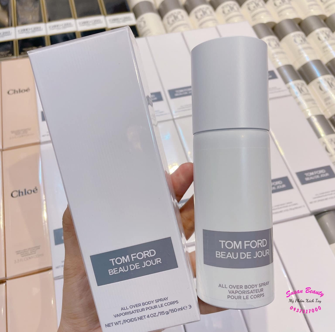 XỊT KHỬ MÙI TOM FODR 150ML BEAU DE JOUR FULLBOX