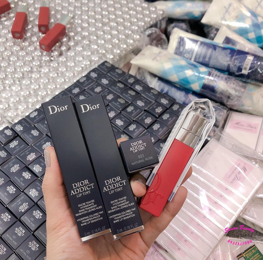 SON KEM DIOR 5ML 651 ADDICT LIP TINT FULLBOX