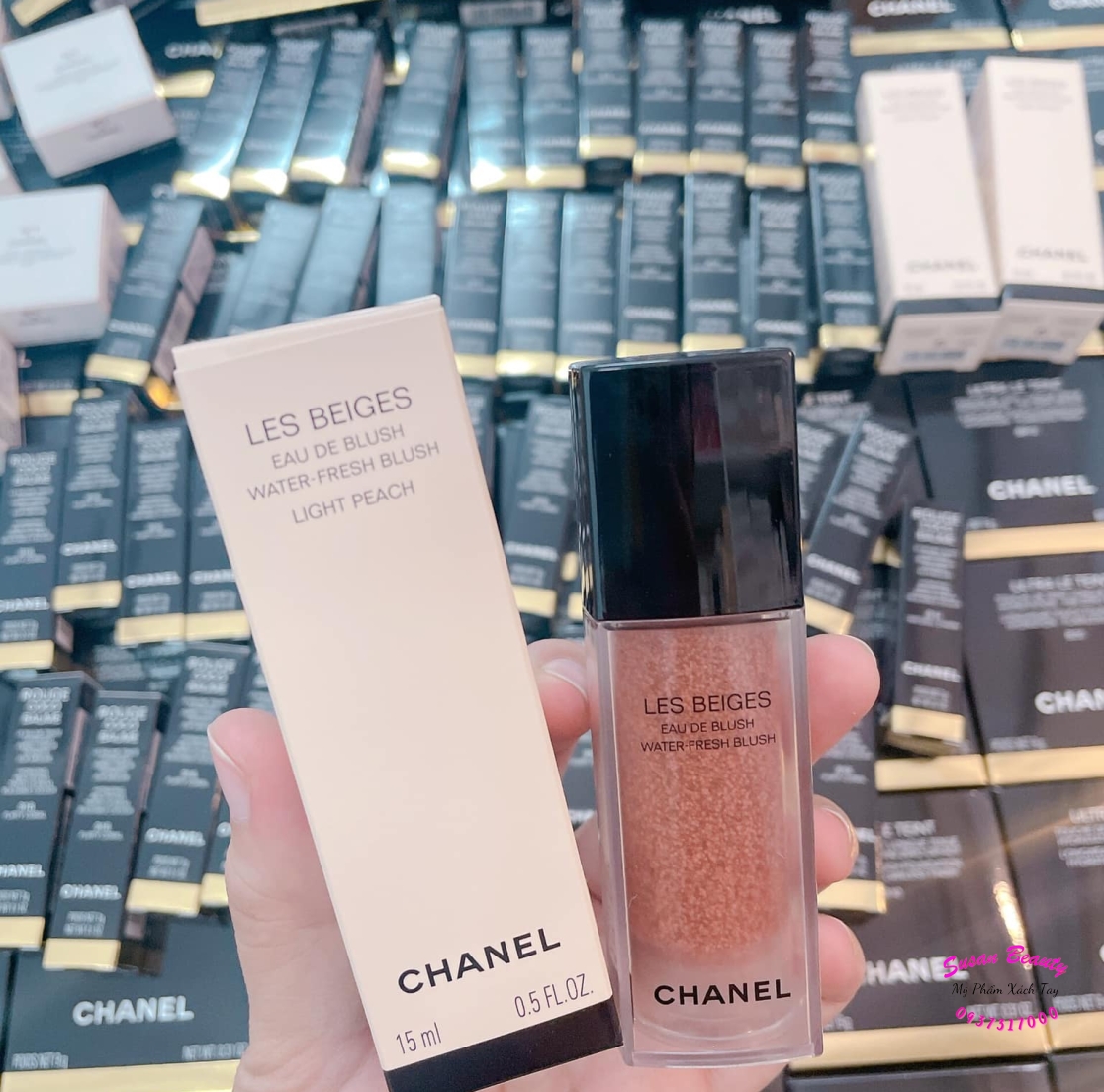 MÁ HỒNG CHANEL 15ML LES BEIGES FULLBOX (DẠNG NƯỚC)