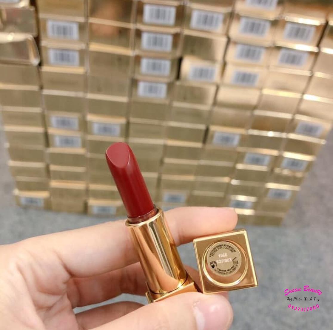 SON YSL 1.5G 1966 ROUGE PUR COUTURE UNBOX