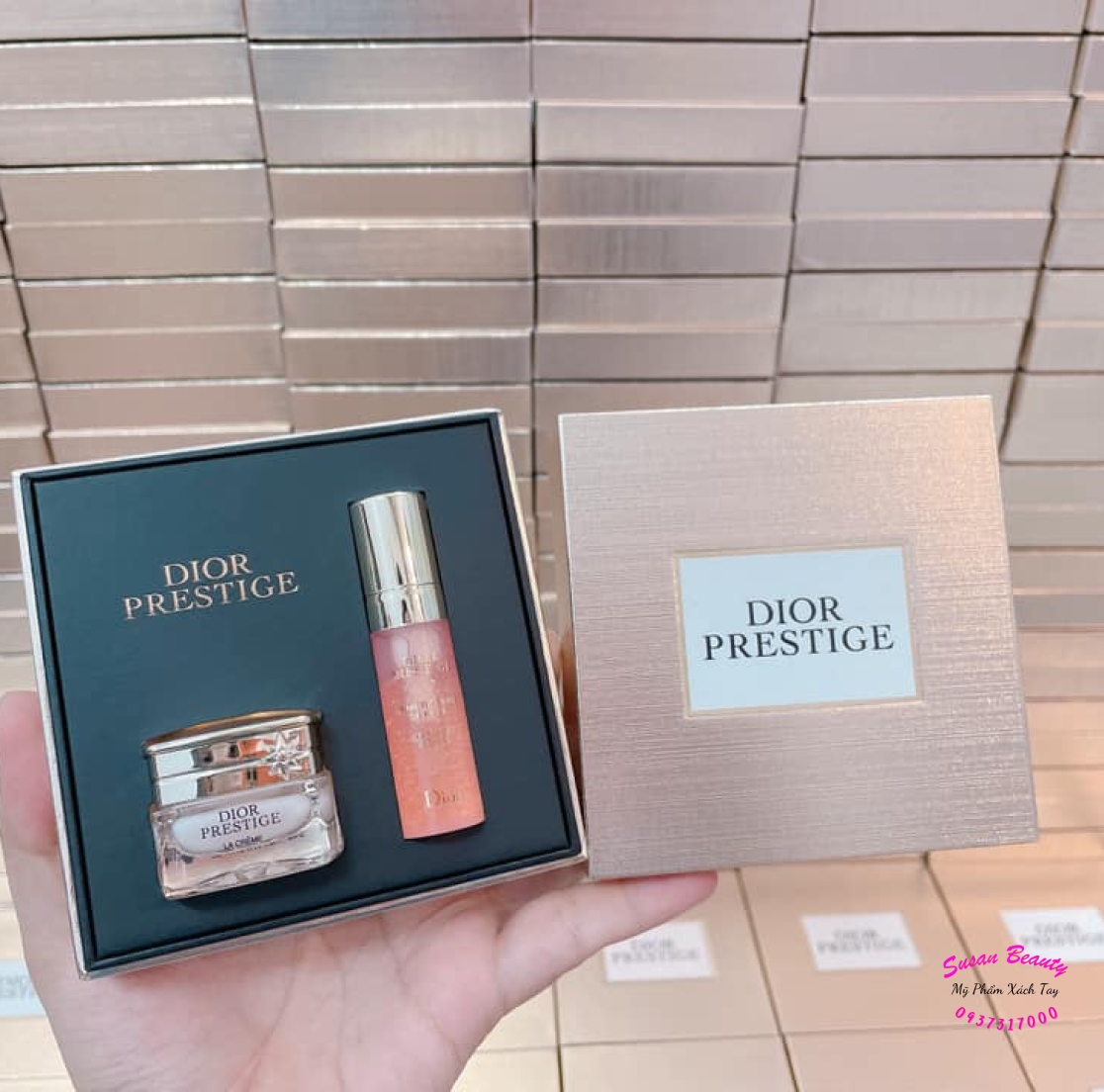 SET DƯỠNG DA DIOR 2 MÓN (KEM DƯỠNG 5ML+SERUM 4.5ML)