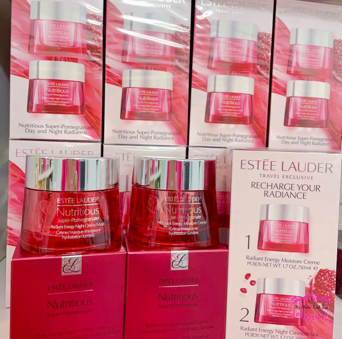  SET ESTEE 2 MÓN (KEM DƯỠNG BAN NGÀY 50ML+KEM DƯỠNG BAN ĐÊM 50ML)