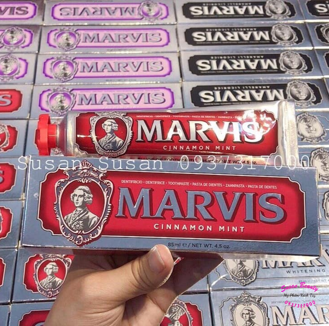 KEM ĐÁNH RĂNG MARVIS CINNAMON MINT 85ML