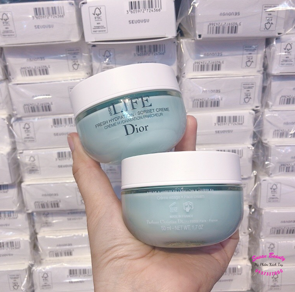 KEM DƯỠNG ẨM DIOR LIFE SORBET CREME 50ML