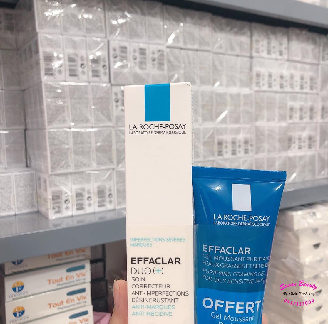 SET LA ROCHE POSAY KEM TRỊ MỤN EFFACLAR DUO 40ML + SỮA RỬA MẶT 50ML