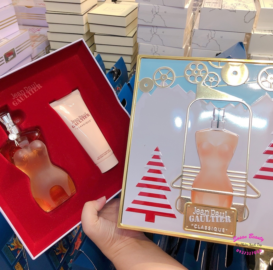 SET NƯỚC HOA JEAN PAUL GAULTIER CLASSIQUE EDT 100ML + BODY LOTION 75ML
