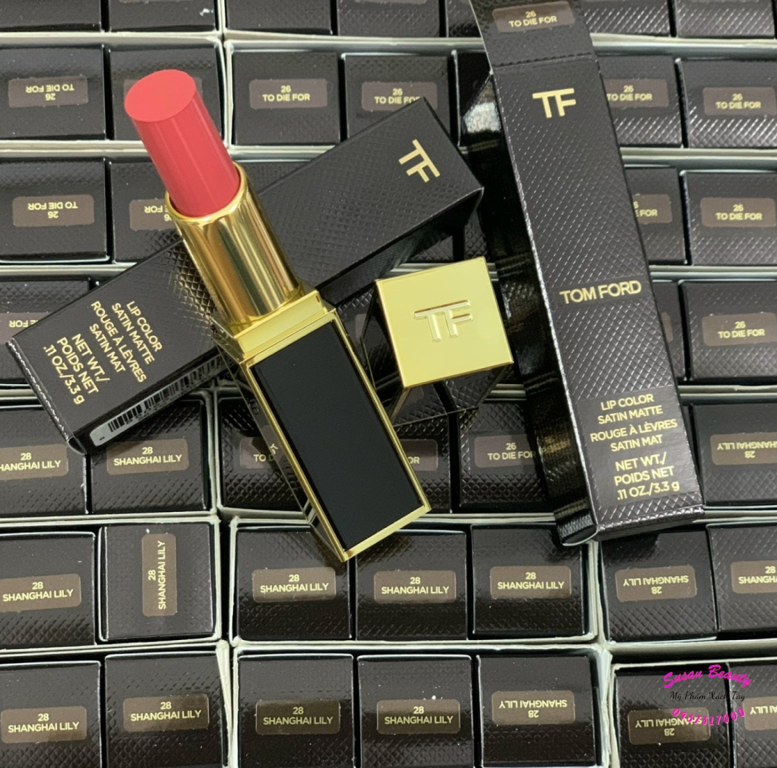 SON TOM FORD 26 TO DIE FOR LIP COLOR SATIN MATTE 3.3G