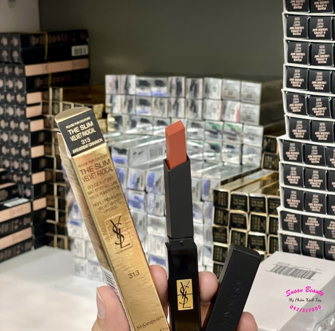 SON YSL 2G 313 SLIM VELVET FULLBOX