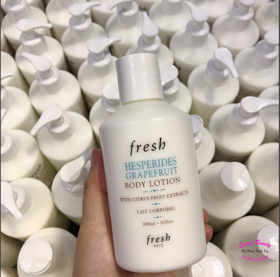 BODY LOTION FRESH 300ML HESPERIDES GRAPEFRUIT UNBOX