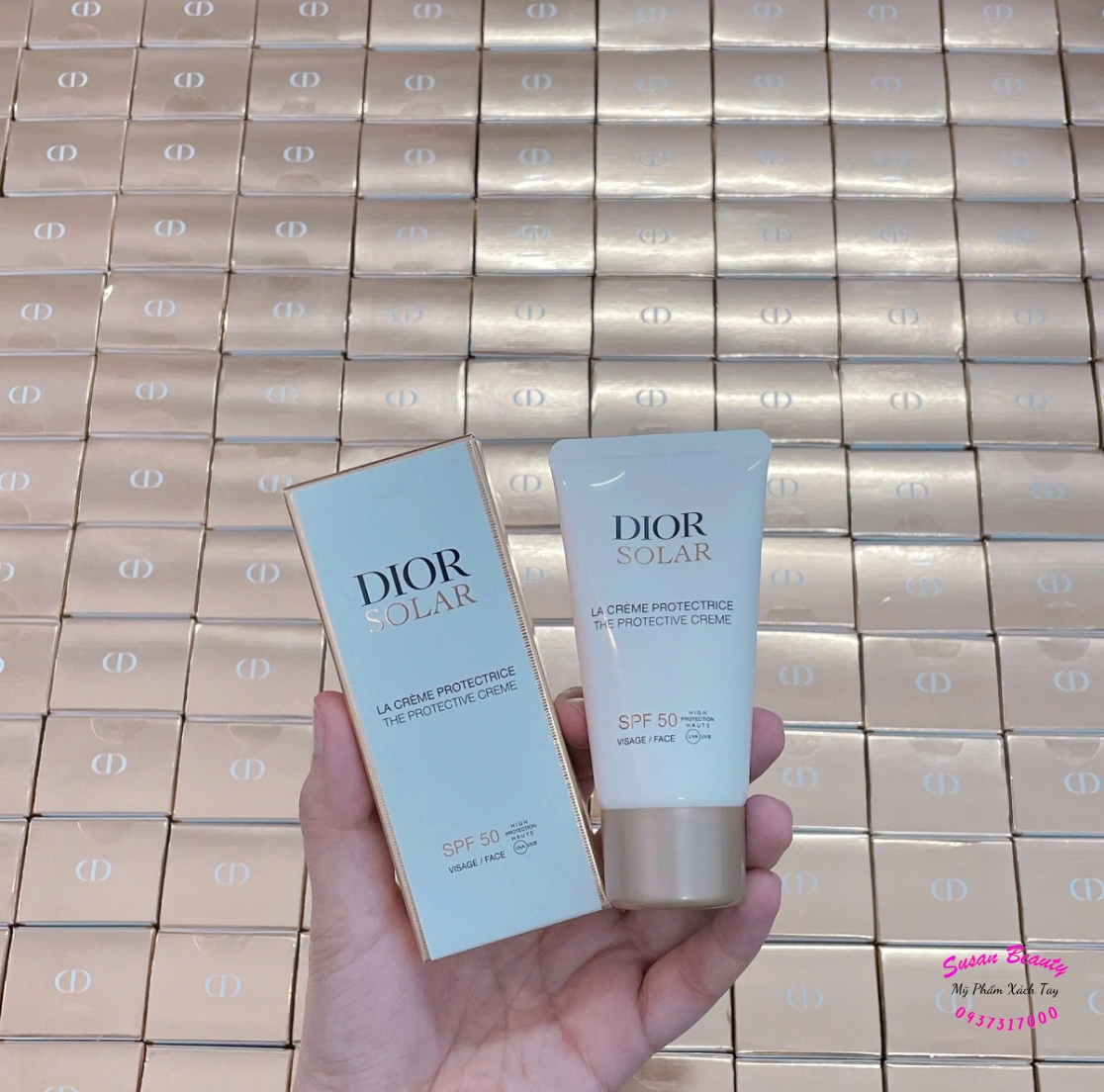 KEM CHỐNG NẮNG DIOR 50ML SOLAR SPF 50 VISAGE / FACE FULLBOX