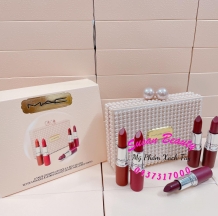  SET SON MAC 5 CÂY KÈM CLUTCH NGỌC TRAI