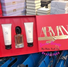 SET NƯỚC HOA GIORGIO ARMANI SÌ 50ML + SỮA TẮM 75ML + LOTION 75ML